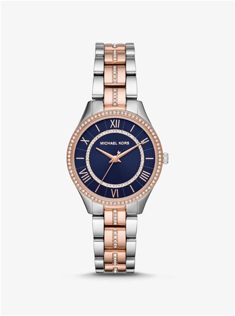 armbanduhr mini laurin michael kors|Mini Lauryn Pavé Two.